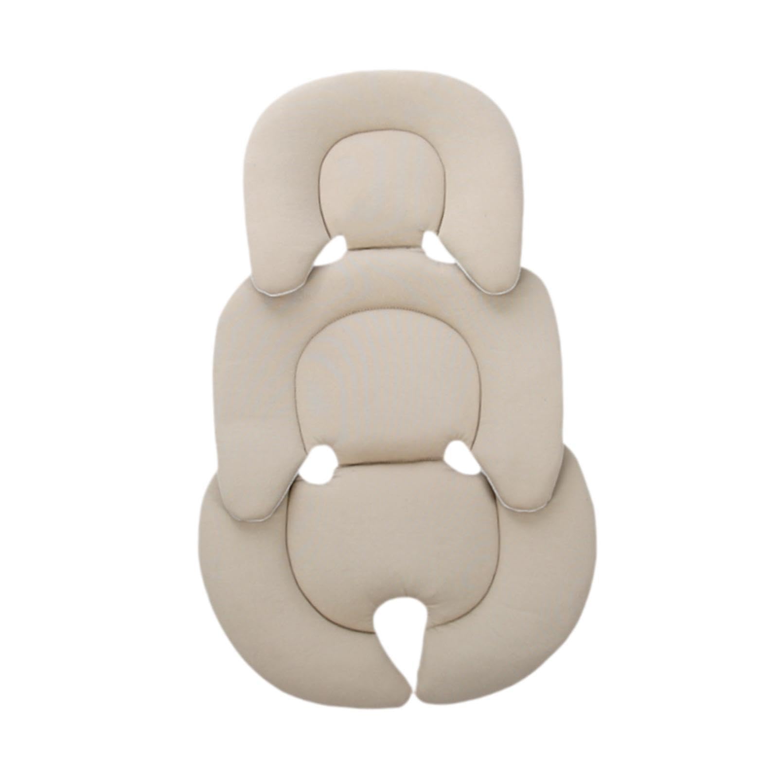 Baoblaze Kissenpolster für Kinderwagen, Babysitzpolster, weich, atmungsaktiv, Kinderwagenkorb, Sitzinnenseite für Kinderwagen, Kinderwagen, Babyhochstuhl, Beige von Baoblaze