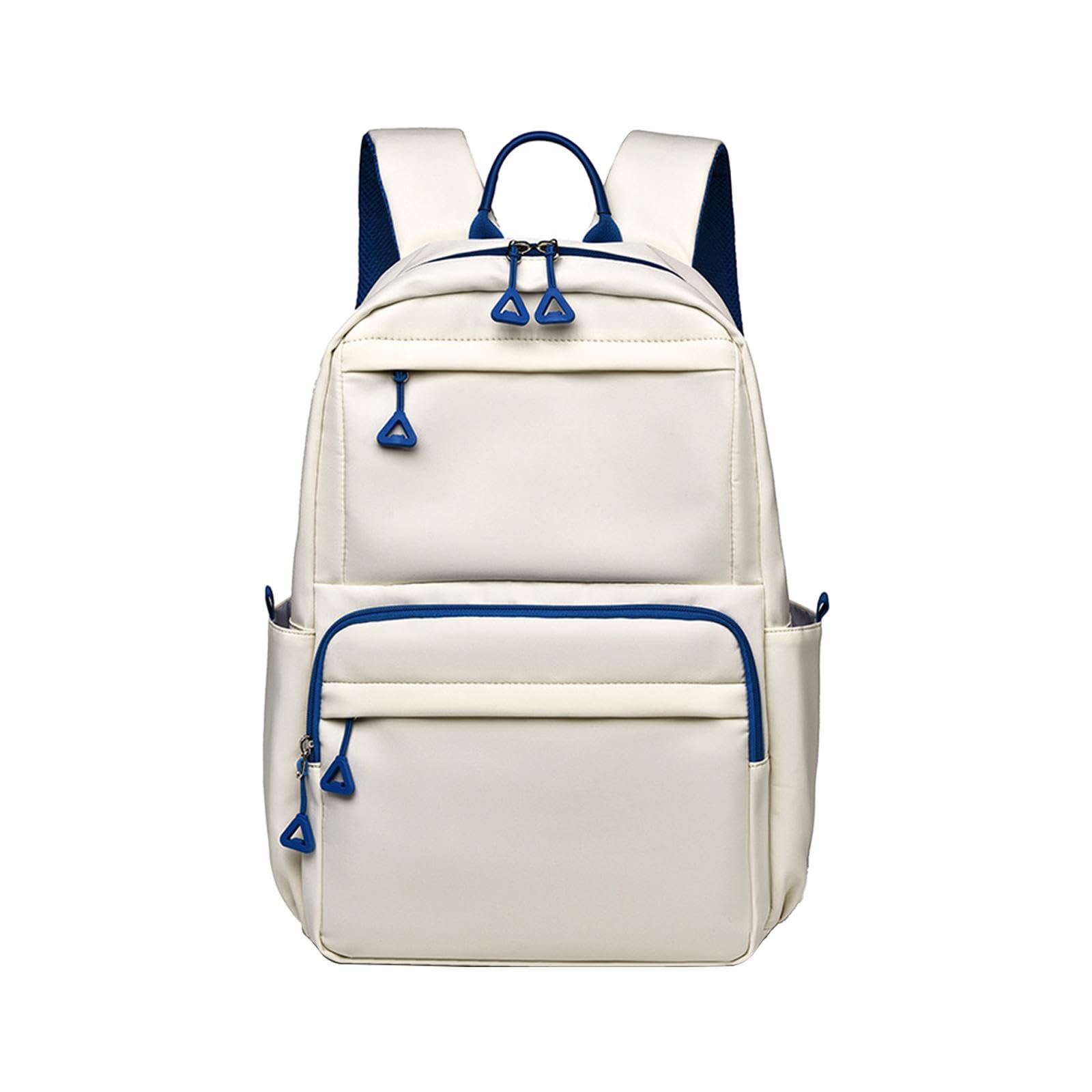 Baoblaze Laptop-Rucksack, Computer-Rucksack mit Mehreren Fächern, regenfester, tragbarer Rucksack, lässiger Tagesrucksack für Camping und Rucksackreisen, Blau von Baoblaze