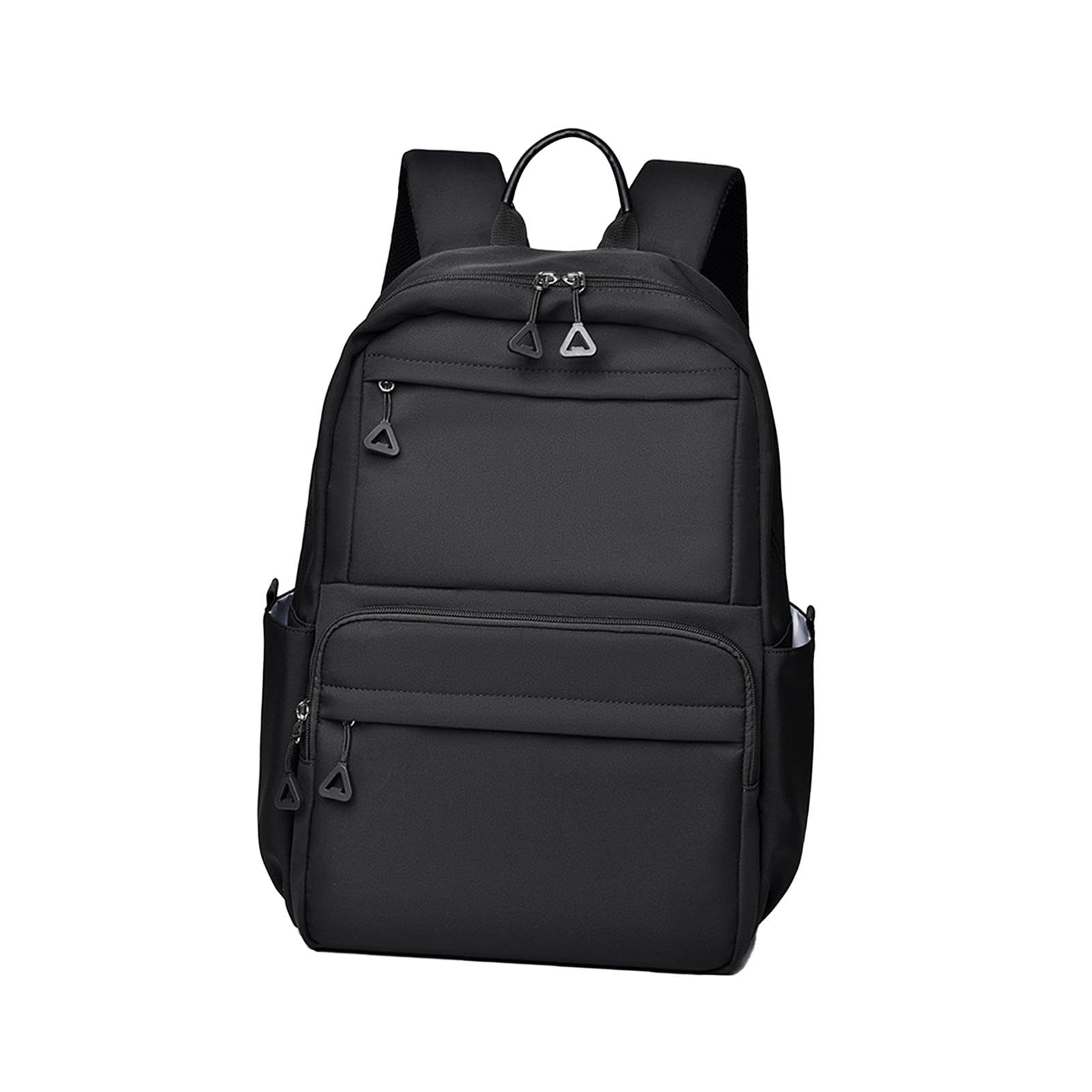 Baoblaze Laptop-Rucksack, Computer-Rucksack mit Mehreren Fächern, regenfester, tragbarer Rucksack, lässiger Tagesrucksack für Camping und Rucksackreisen, Schwarz von Baoblaze