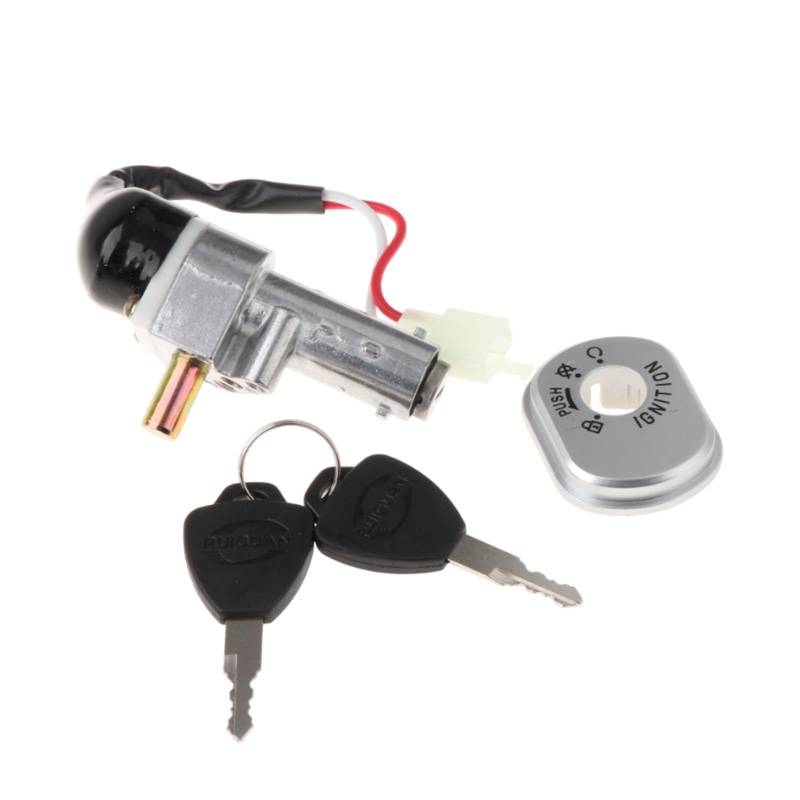 Baoblaze Zündung Starter an Aus Schalter Set Batterie Box Lock Multiuse für Elektrische Fahrzeug Ersatz Teile, 18 Mm bis 26 Mm von Baoblaze