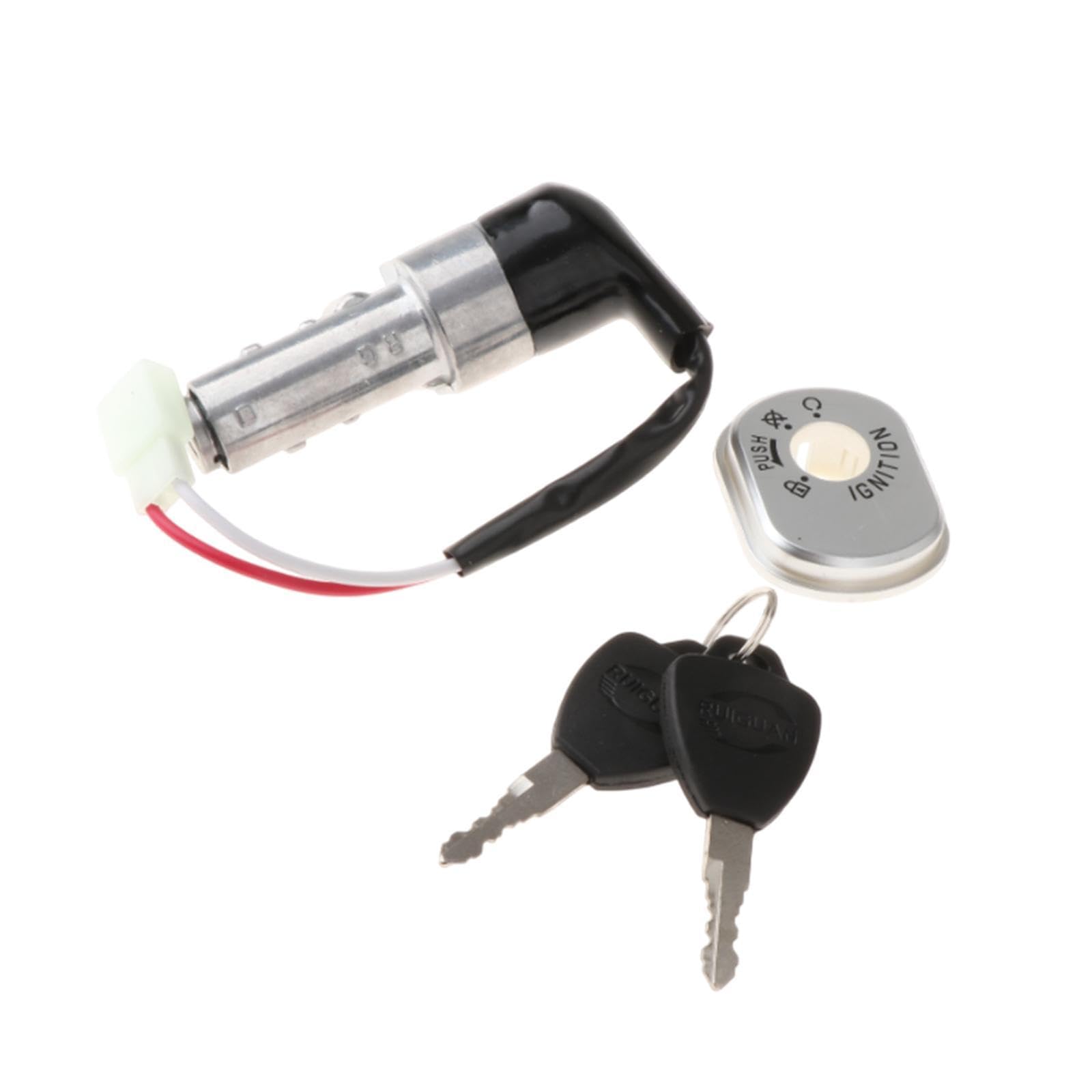 Baoblaze Zündung Starter an Aus Schalter Set Batterie Box Lock Multiuse für Elektrische Fahrzeug Ersatz Teile, 9mm bis 17mm von Baoblaze