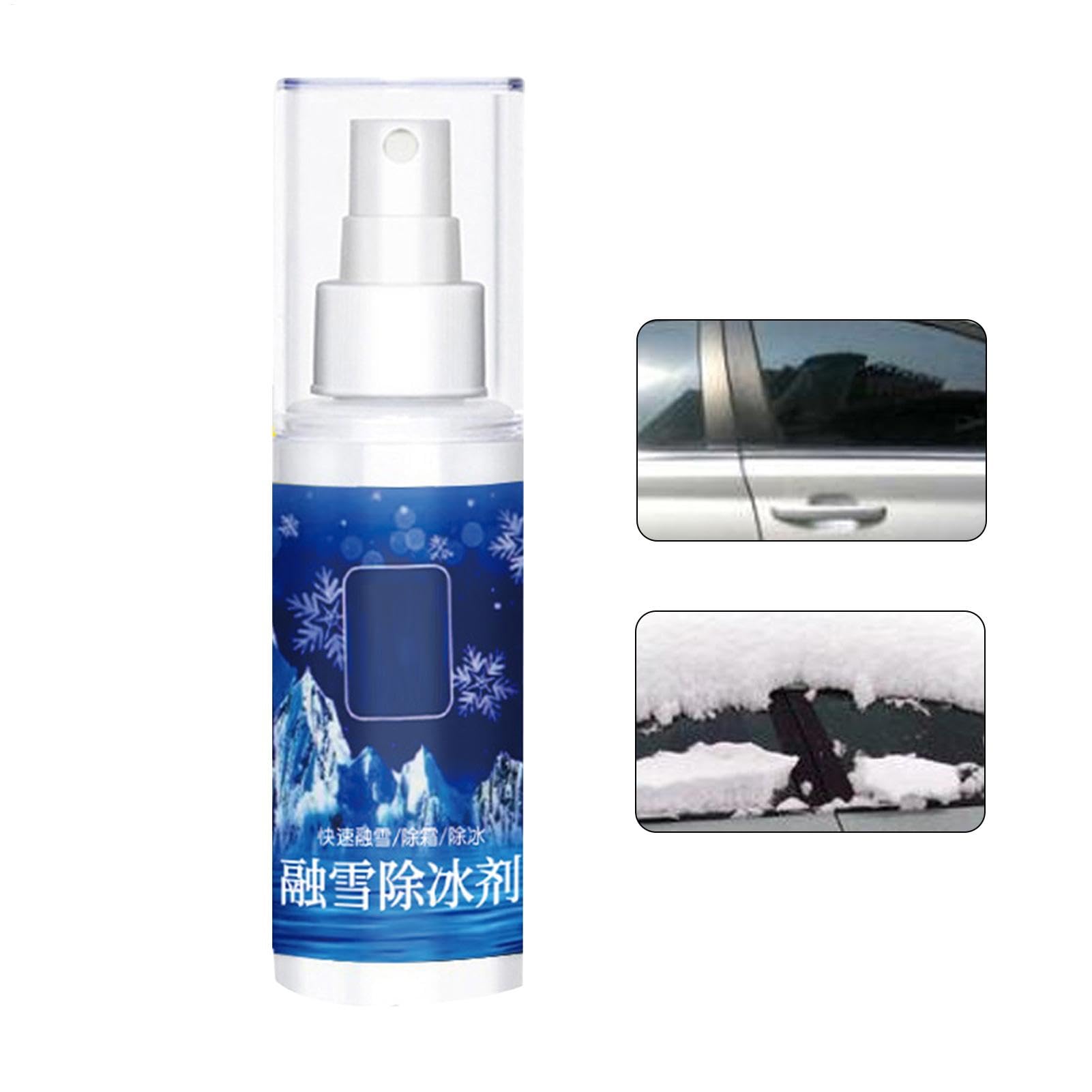 Baoqifong Auto-Windschutzscheiben-Entungsspray, Windschutzscheiben-Entungsspray | Windschutzscheiben-Anti-Spray 100 ml - Winter-Autozubehör, Schneeentferner für Autos, Schneereiniger für von Baoqifong