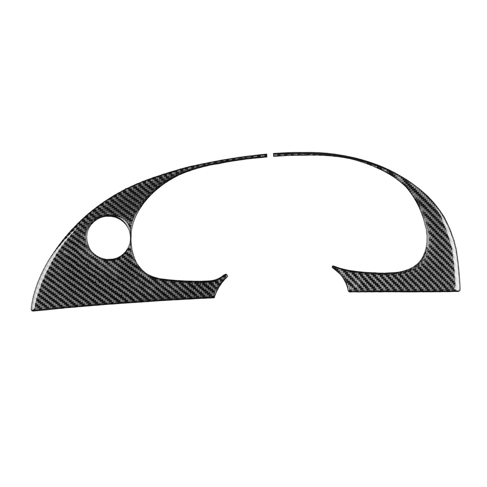 BaotyJie Dashboard Instrument Cluster Panel Deckel Carbonfaser Autozubehör für 2001-2004 Reparaturteile Professionelle, Schwarz von BaotyJie