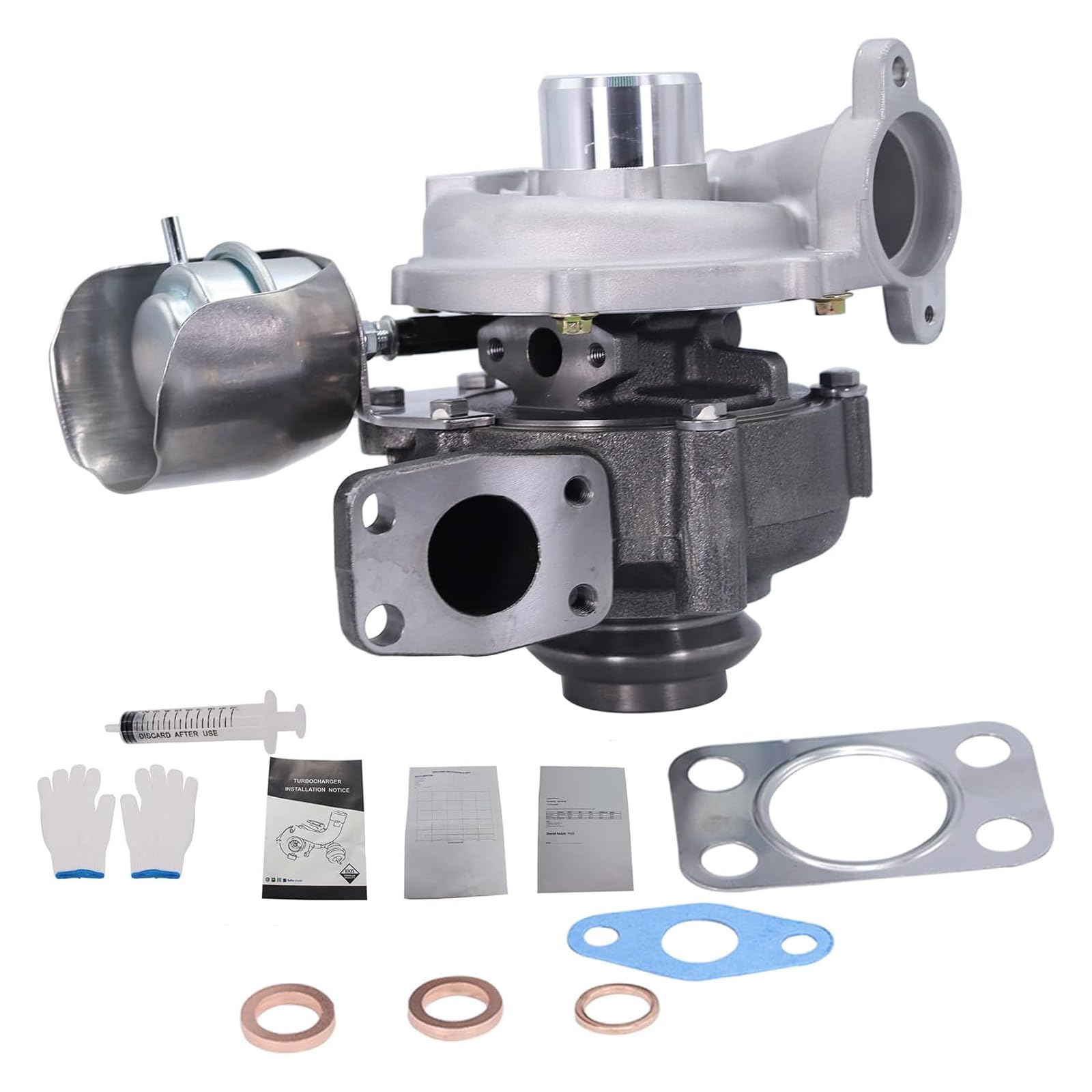 Bapmic Turbolader für Focus C-Max 1.6 TDCi 80 kW 109 PS M.IN.I Ci.tro.ën Peu.geo.t 1.6 HDi 3M5Q-6K682-AE 753420 Turbo 9656125880 7500300001 7534200002 9663199280 Abgasturbolader GT1544V von Bapmic