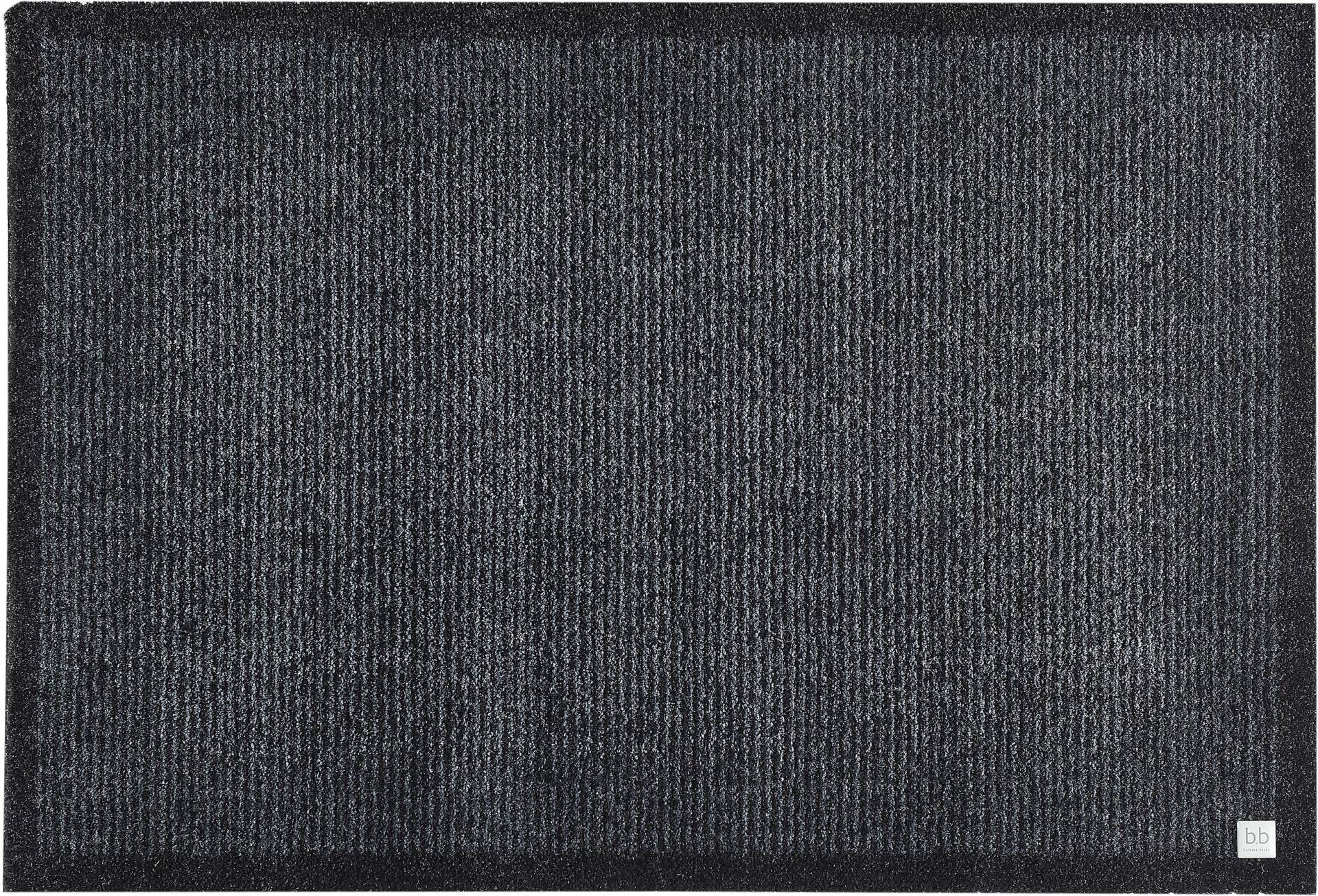 Barbara Becker Fußmatte Gentle, Schmutzfangmatte waschbar, für Eingangsbereich Wohnungstür, Fußabstreifer, Türmatte, Anthrazit, 50 x 70 cm von Barbara Becker