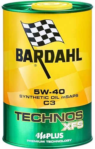 Bardahl 350040 Technos XFS C3 5W40 Motoröl für Auto, 1 l von Bardahl