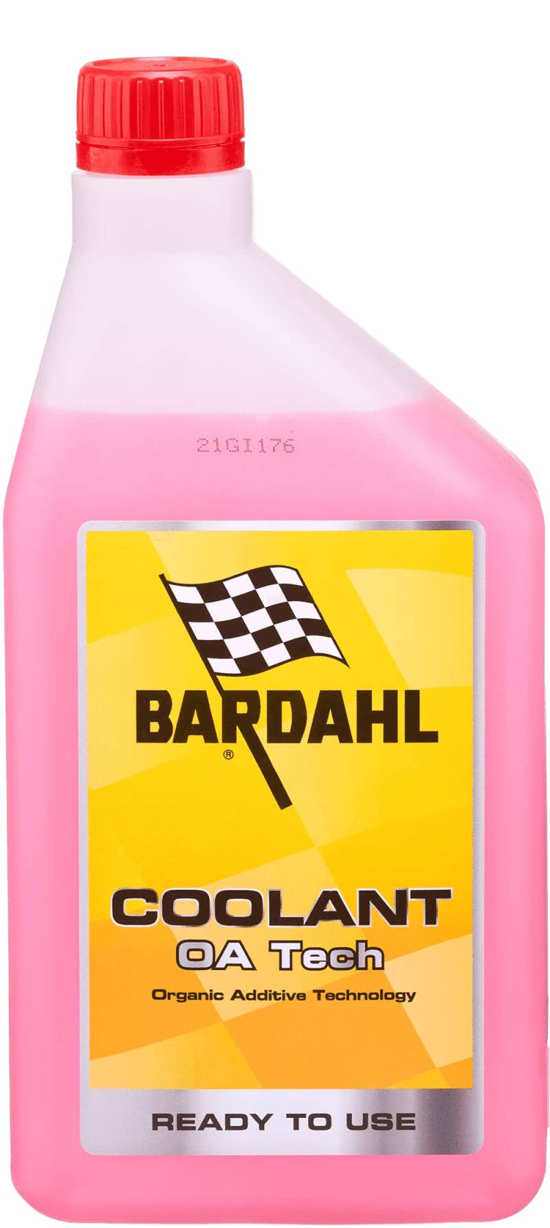 Bardahl Coolant OA Tech – Kühlmittel gegen Frost, vorverdünnt und gebrauchsfertig, für Motorräder, Scooter, Quad mit Oat-Flüssigkeiten, -37 °C bis +108 °C, 1 Liter von Bardahl