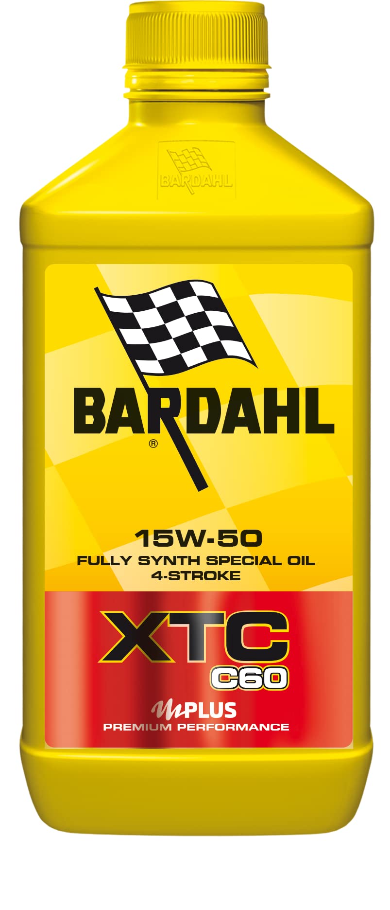 Bardahl - Motoröl XTC C60 15W50 für 4-Takt-Motorräder, Spezialschmierstoff mit hoher Leistung, Motoröl für maximale Schmiereffizienz im Motorsport, 6 x 1 Liter von Bardahl