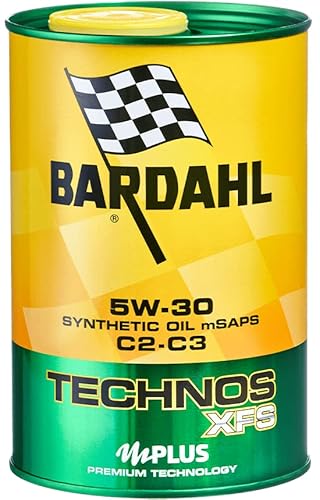 Bardahl - Motoröl für das Auto Technos XFS C2-C3 5W30, maximiert die Motorleistung, 100% synthetische Formel, 2 Liter von Bardahl