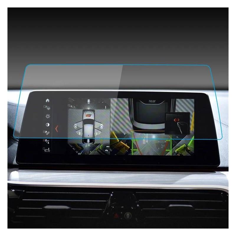 Auto Displayschutz 12,3 Zoll Für 6 Serie GT 2017 Dashboard Navigation Membran Auto GPS Display Gehärtetes Glas Display-schutzfolie Auto Aufkleber Auto Displayschutzfolie(A Anti-Blue-ray) von Barhbt