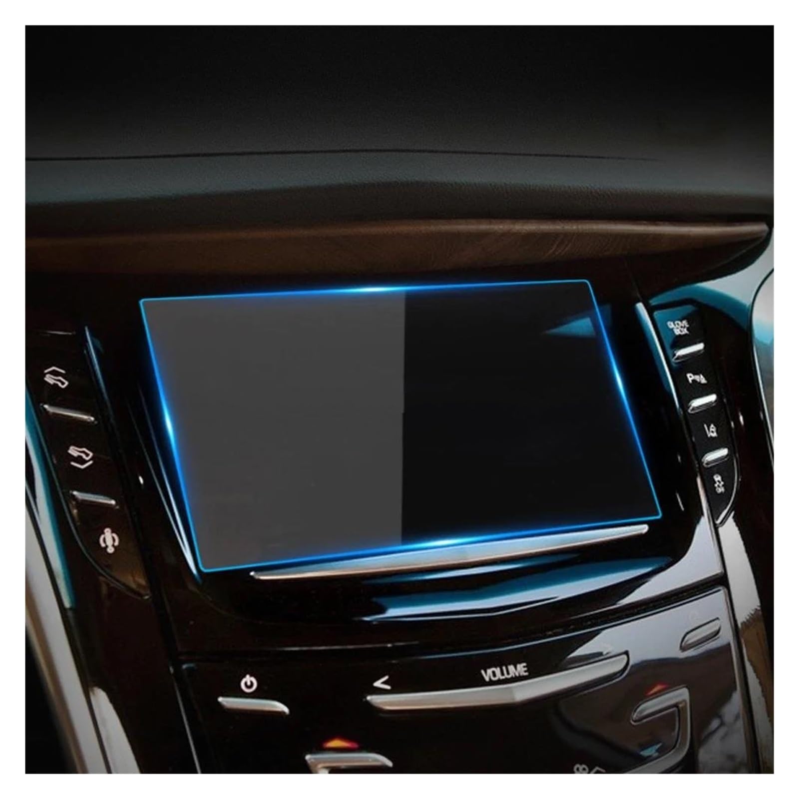 Auto Displayschutz 8 Zoll Für Cadillac Für Kered Für Escalade 15-19 Armaturenbrett-Navigationsmembran Auto GPS-Display Gehärtetes Glas Display-Schutzfolie Auto Displayschutzfolie von Barhbt