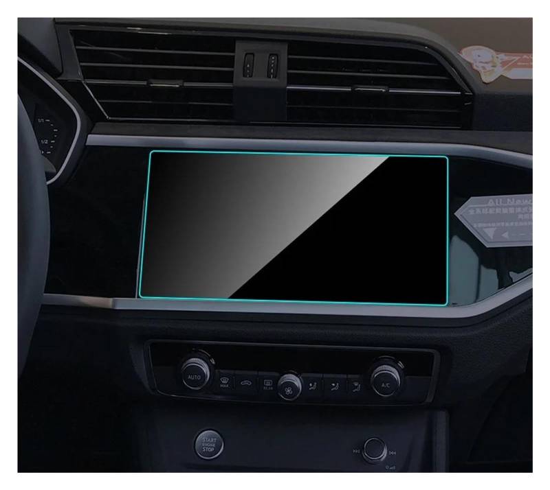 Auto Displayschutz Für A4 Für A5 S4 S5 Für Q5 Für Q7 4M 2016-2019 Gehärtetem Glas Film Auto Zubehör Auto GPS Navigation Screen Protector Auto Displayschutzfolie(149x87mm) von Barhbt