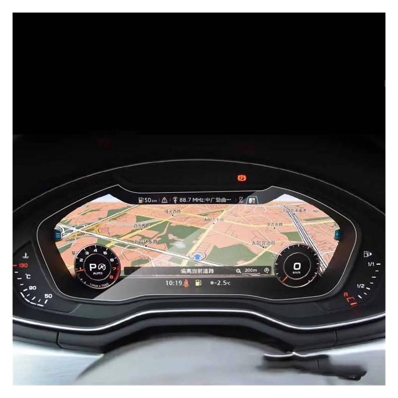 Auto Displayschutz Für A5 2017 2018 2019 2020 2021 2022 GPS Navigation Gehärtetes Glas Displayschutzfolie Schutzfolie Gehärtetes Glas Autozubehör Auto Displayschutzfolie(17-22 A5) von Barhbt