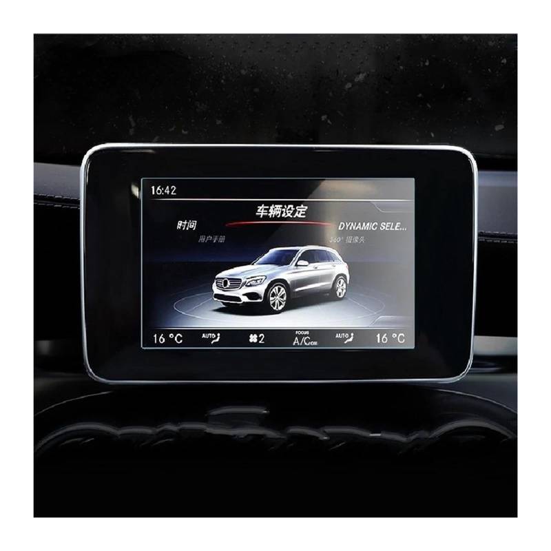 Auto Displayschutz Für Benz Für A-Klasse W176 A180 A200 A260 Auto GPS Navigation Film LCD Bildschirm Gehärtetem Glas Schutz Film Anti-Scratch Auto Displayschutzfolie(Style 1) von Barhbt