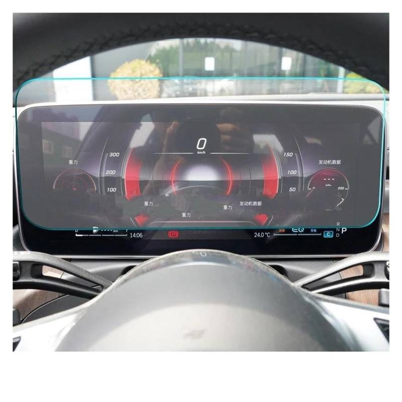 Auto Displayschutz Für Benz Für C-Klasse Kombi C220 C200 2022 Auto Instrument Dashboard Monitor Film Screen Protector Film Gehärtetes Glas Auto Displayschutzfolie von Barhbt