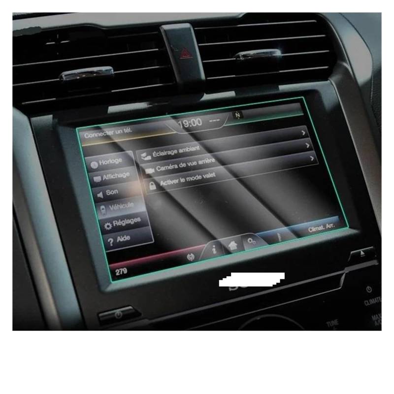 Auto Displayschutz Für Ford Für Mondeo 2013-2019 Auto GPS Navigation Film LCD Bildschirm Gehärtetes Glas Schutz Innen Anti-Scratch Film Zubehör Auto Displayschutzfolie von Barhbt