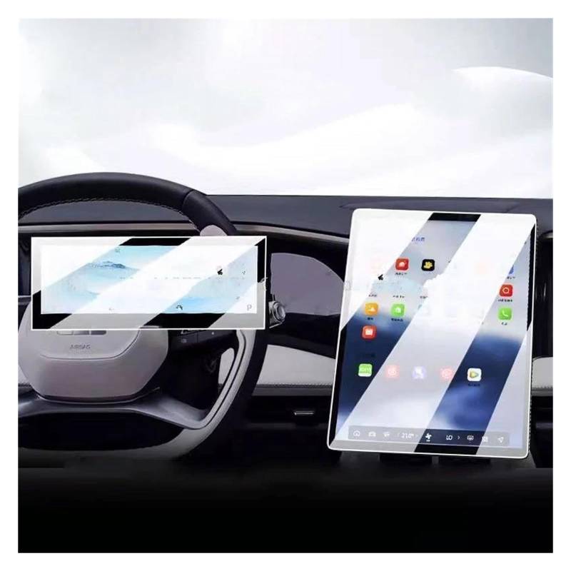 Auto Displayschutz Für Geely Für Galaxy L7 2023 2024 Auto GPS Navigation Dashboard Center Anti-Scratch Montage Ausgeglichenes Glas Screen Protector Film Auto Displayschutzfolie von Barhbt