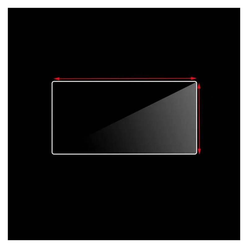 Auto Displayschutz Für Land Für Rover Discovery 4 5 2015-2019 Auto Innen Gehärtetes Glas Schutz Film Auto GPS Navigation Screen Protector Auto Displayschutzfolie(169x100mm) von Barhbt