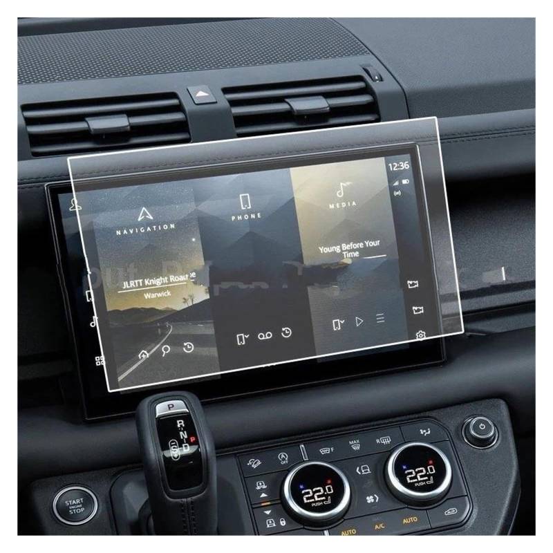 Auto Displayschutz Für Land Für Rover Für Defender 2022 Auto Navigation Screen Protector Gehärtetem Glas Schutz Film Auto Innen Aufkleber Auto Displayschutzfolie von Barhbt