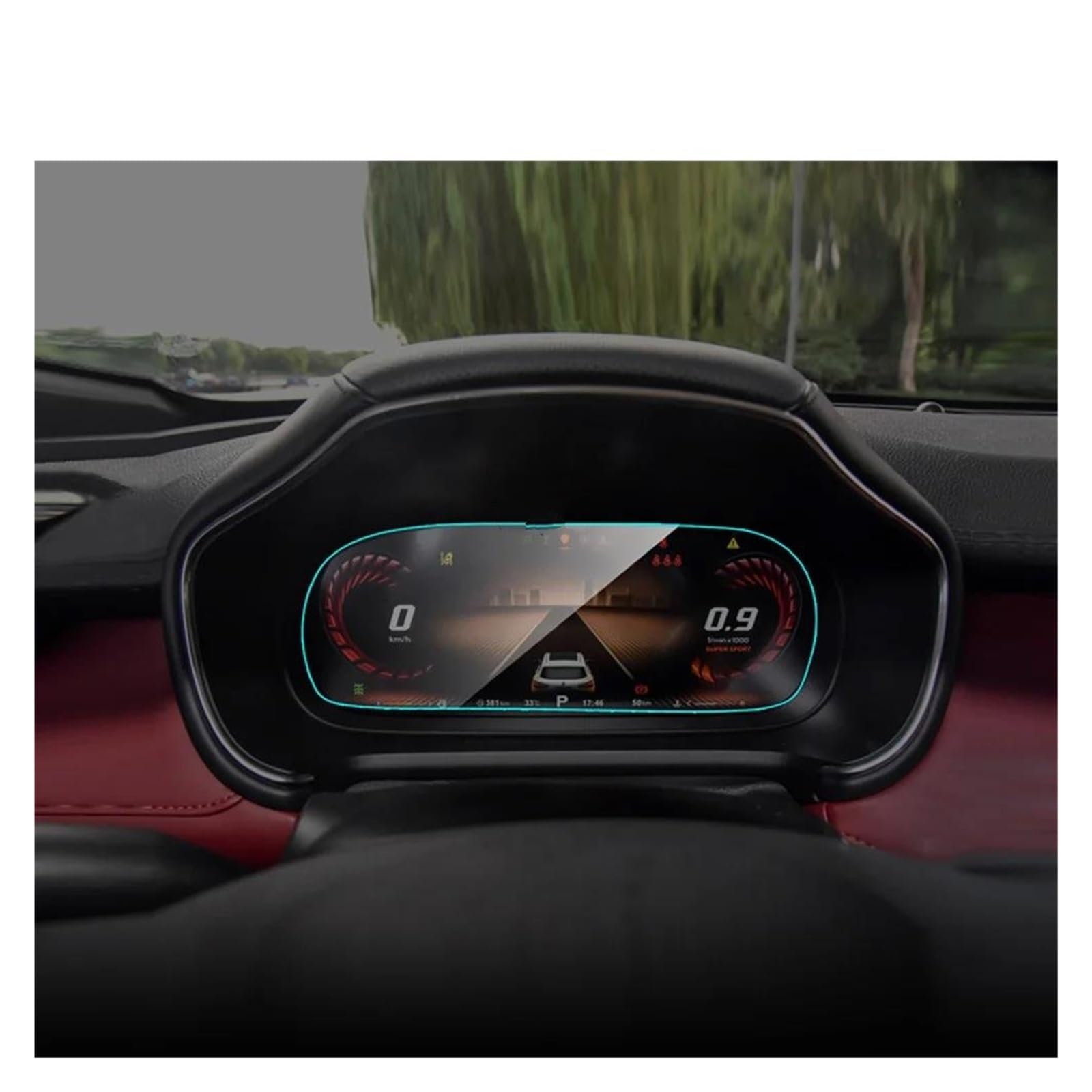 Auto Displayschutz Für MG HS 2019 2020 Innen Auto Dashboard Membran Bildschirm Schutz PET Film Auto Instrument Panel Screen Protector Auto Displayschutzfolie von Barhbt