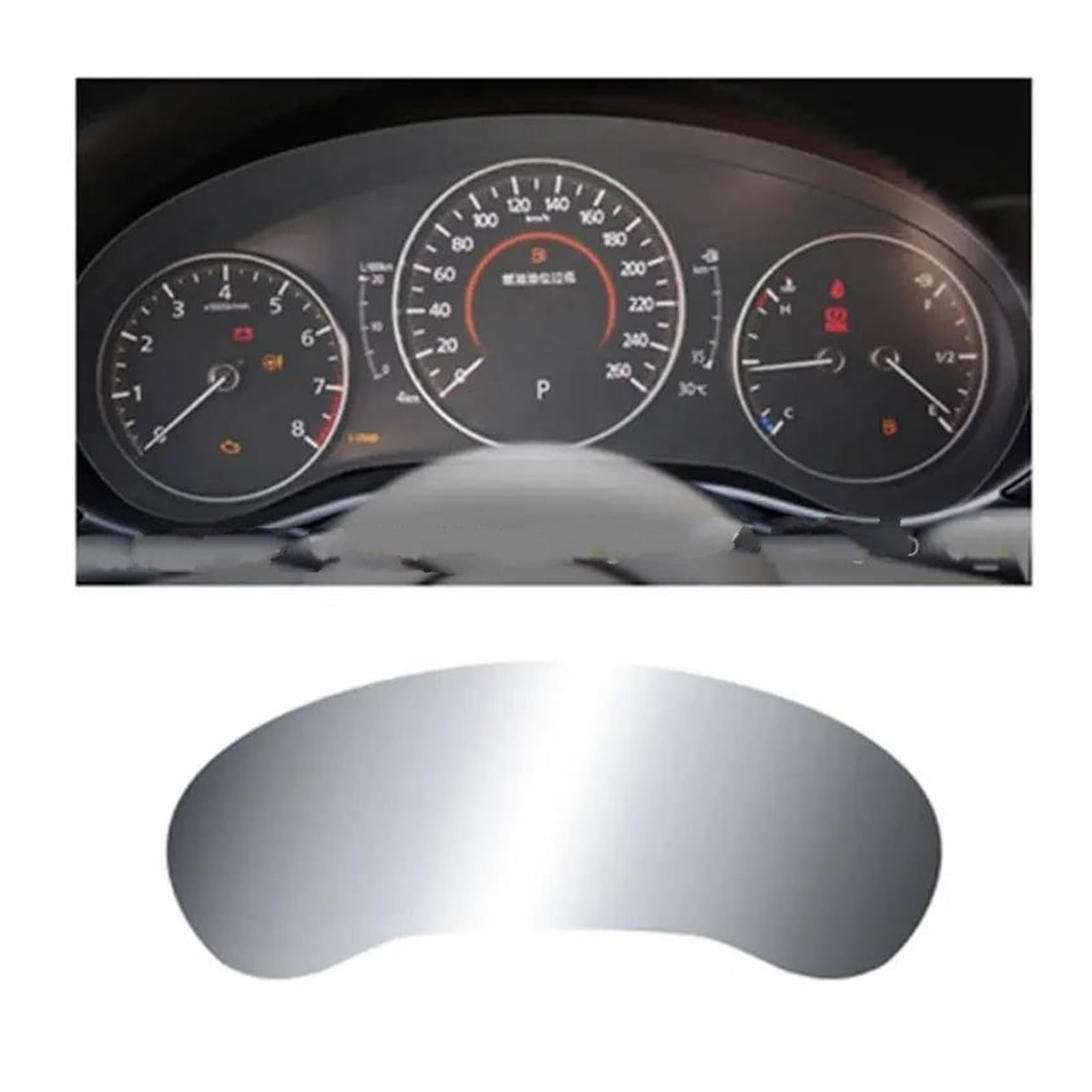 Auto Displayschutz Für Mazda3 Für CX-30 Connec 2019 2020 Instrument Dashboard Anti-Scratch Zubehör TPU Screen Protector Film Auto Displayschutzfolie von Barhbt