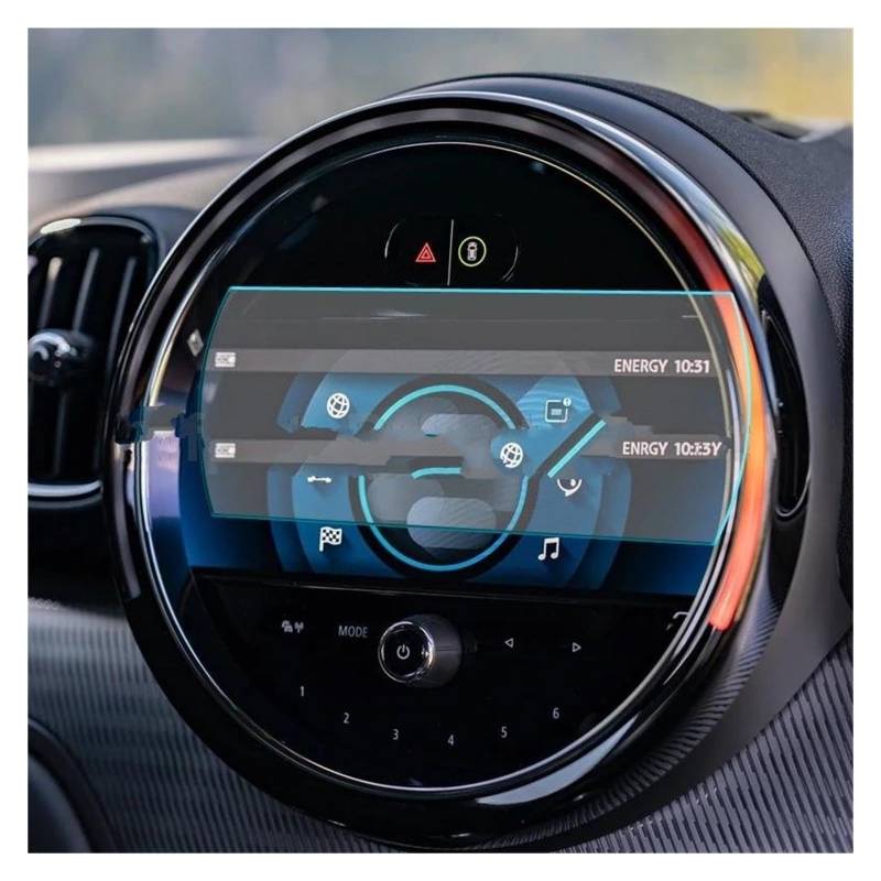 Auto Displayschutz Für Mini Für John Für Cooper Works Hardtop 2 Tür 2021 2022 8,8 Zoll Auto Navigation Auto Schutz Gehärtetes Glas Bildschirm Aufkleber Auto Displayschutzfolie von Barhbt