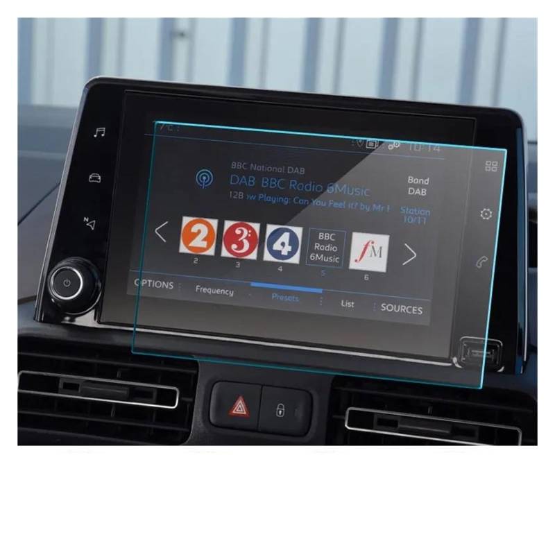 Auto Displayschutz Für Peugeot Für Rifter 2019 2020 LCD Instrument Panel Bildschirm Auto Innen Zubehör Auto Radio PET Film Screen Protector Auto Displayschutzfolie von Barhbt