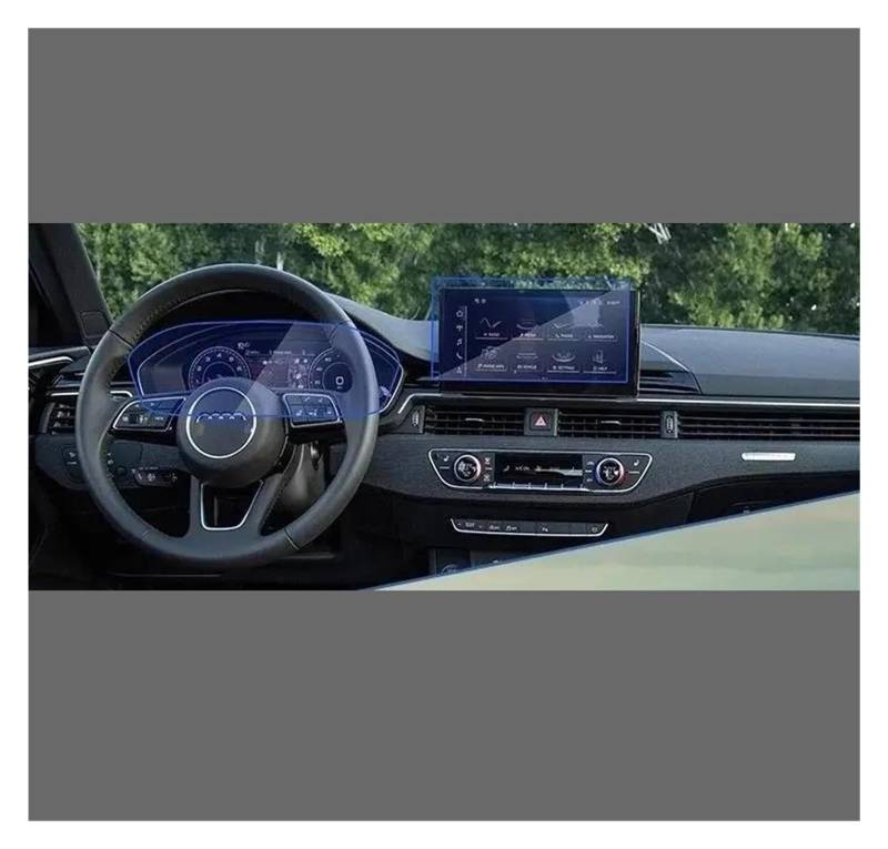 Auto Displayschutz Für Q5 2020 2021 Auto GPS Und Instrument Film Auto Innen Aufkleber Anti-Scratch-Film Gehärtetes Glas Screen Protector Auto Displayschutzfolie von Barhbt