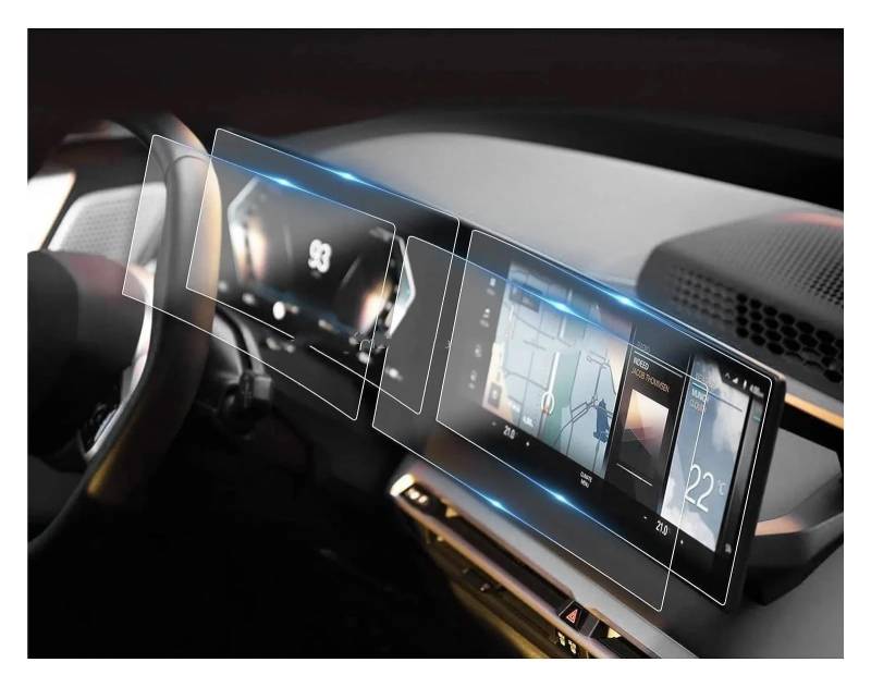 Auto Displayschutz Für Serie 3/5/7 G70 G60 G61 I3/i4/i5/i7 X5X6 IX XM Mittelkonsole GPS Navigation 2PCS Displayschutzfolie Aus Gehärtetem Glas Auto Displayschutzfolie von Barhbt