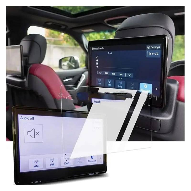 Auto Displayschutz Für Toyota Für Land Für Cruiser LC300 2016-2021 11,6-Zoll Rücksitz TV Touchscreen Bildschirm Anti-Scratch 2PCS PET Schutz Film Auto Displayschutzfolie von Barhbt