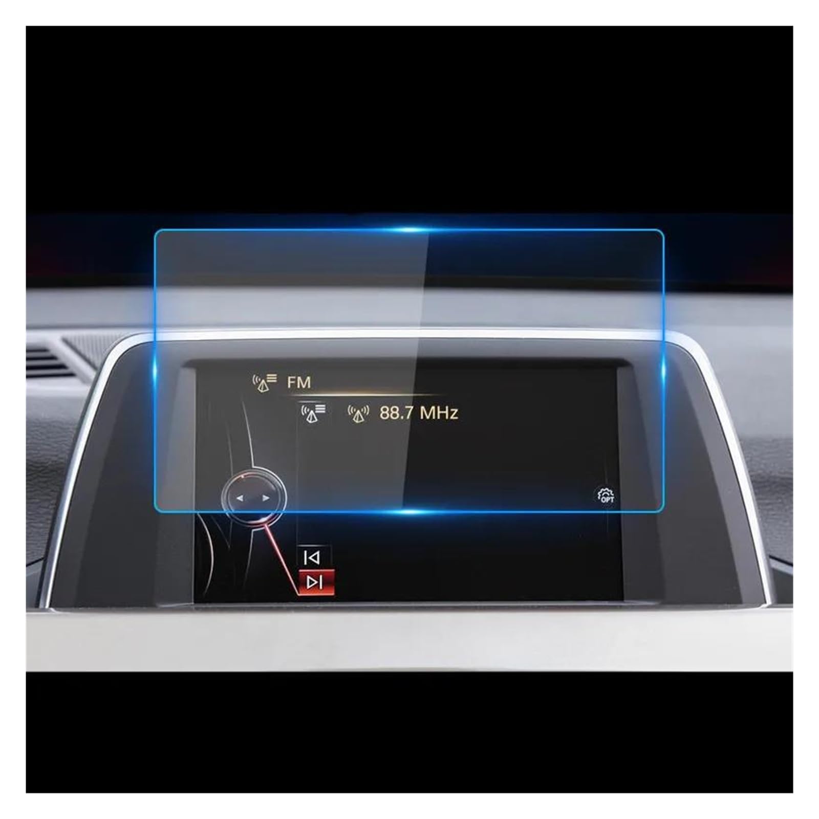 Auto Displayschutz Für X1 F48 2020 6,5 10,25 Zoll Auto Navigation Screen Protector Zentrale Steuerung Gehärtetem Glas Bildschirm Schutz Film Auto Displayschutzfolie(6.5inch) von Barhbt