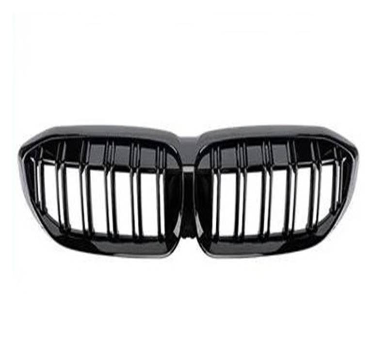 Auto Kühlergrill Für 3 Serie G20 G28 2020-2023 Auto Zubehör Front Niere Grille ABS Schwarz Doppel Lamellen Grill Front Kühlergrill(Double Slat Black) von Barhbt