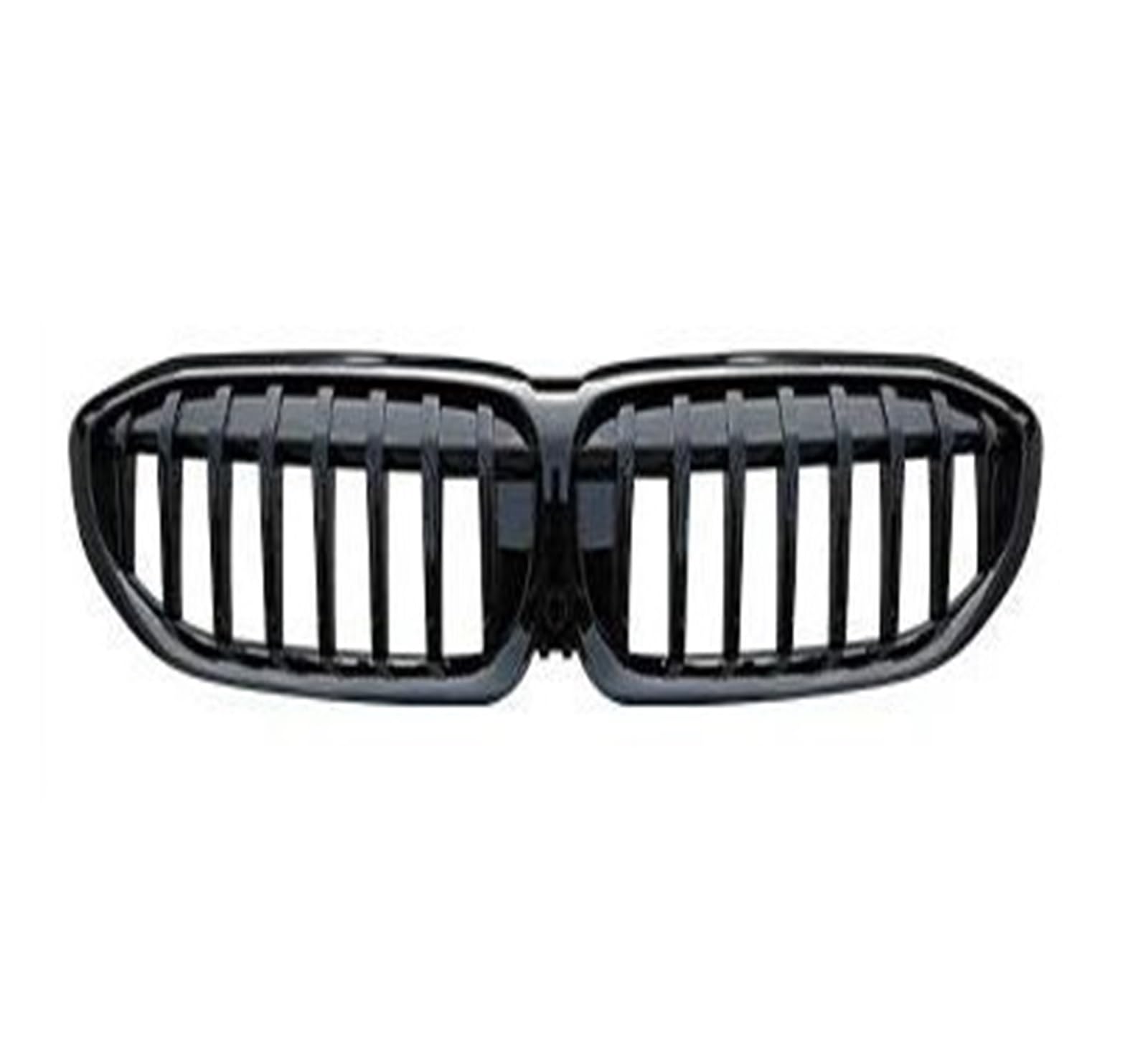 Auto Kühlergrill Für 3 Serie G20 G28 2020-2023 Auto Zubehör Front Niere Grille ABS Schwarz Doppel Lamellen Grill Front Kühlergrill(Schwarz) von Barhbt