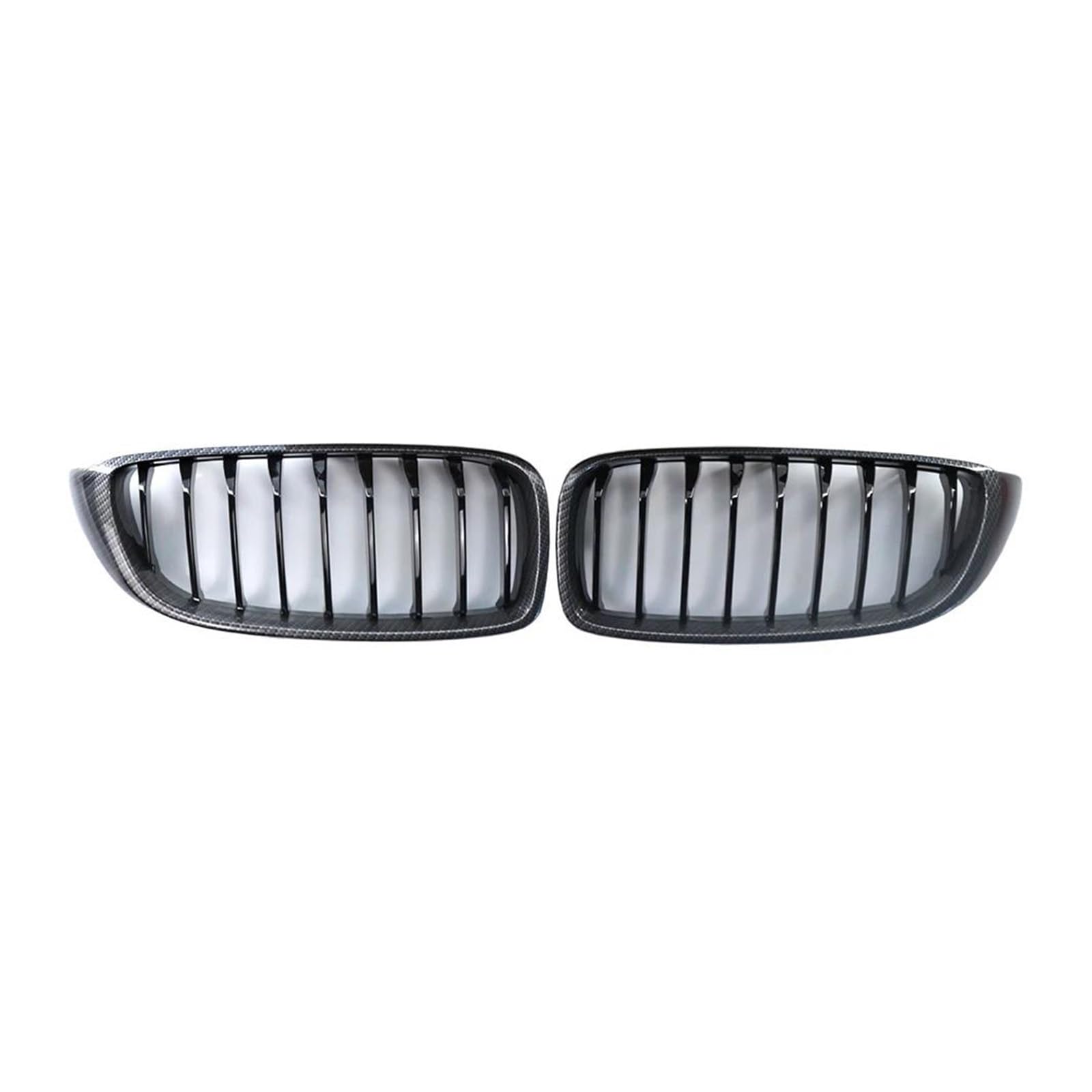 Auto Kühlergrill Für 4 Serie F32 F33 2013 2014 2015 2017 Carbon Fiber ABS Auto Zubehör 2Pcs Auto Front Niere Grille Ersatz Grills Front Kühlergrill von Barhbt