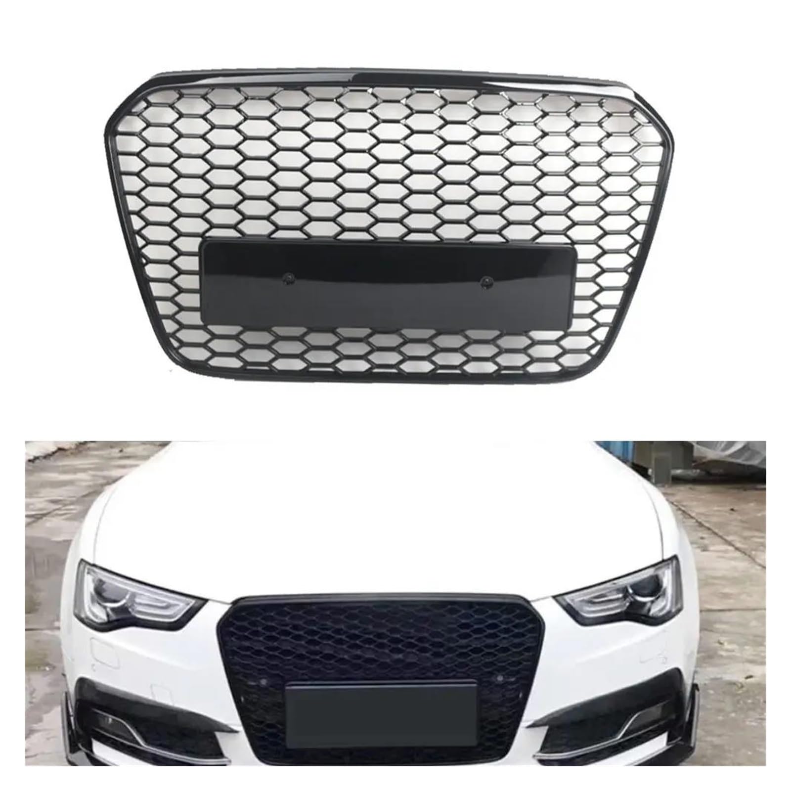 Auto Kühlergrill Für A6 C7 S6 2012-2015 EU Uns 4G0853651A Front Honeycomb Mesh Haube Grill Grille Auto Front Stoßstange Grill Grill Racing Grills Front Kühlergrill von Barhbt