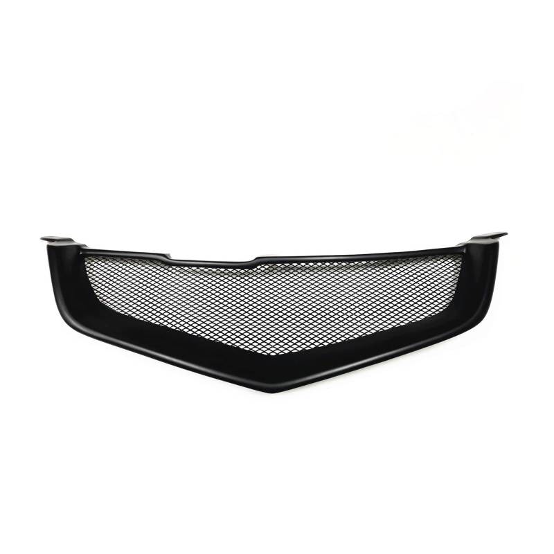 Auto Kühlergrill Für Accord CL7 Euro R Acura TSX 2003-2005 Kühlergrill Fiberglas/Kohlefaser Oberes Mittelstoßstangengitter Front Kühlergrill(Fiberglass) von Barhbt