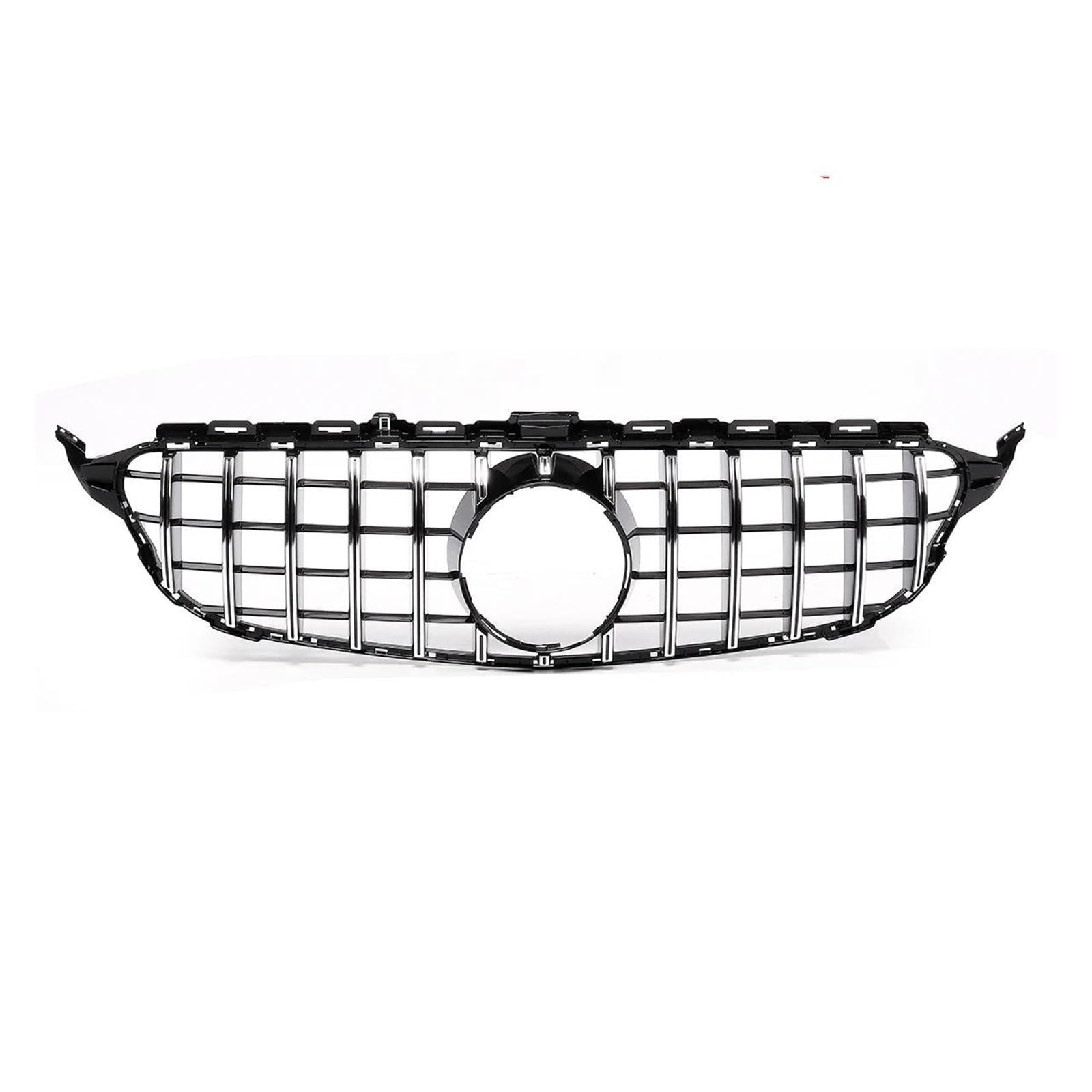 Auto Kühlergrill Für Benz Für C Klasse W205 C200 C250 C300 C350 Für AMG 2015-2018 Diamond GTR Frontstoßstangengrill Renngrill Modifiziertes Tuning Front Kühlergrill(Style A GTR Style) von Barhbt