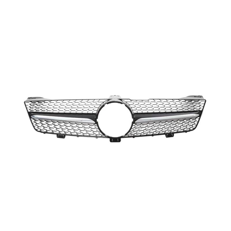 Auto Kühlergrill Für Benz Für CLS-Klasse W219 2005-2008 CLS350 CLS550 CLS63 Für AMG Diamond Style Stoßstangengrill Glänzend Schwarz GTR Style Grille Front Kühlergrill(Diamonds-Black) von Barhbt