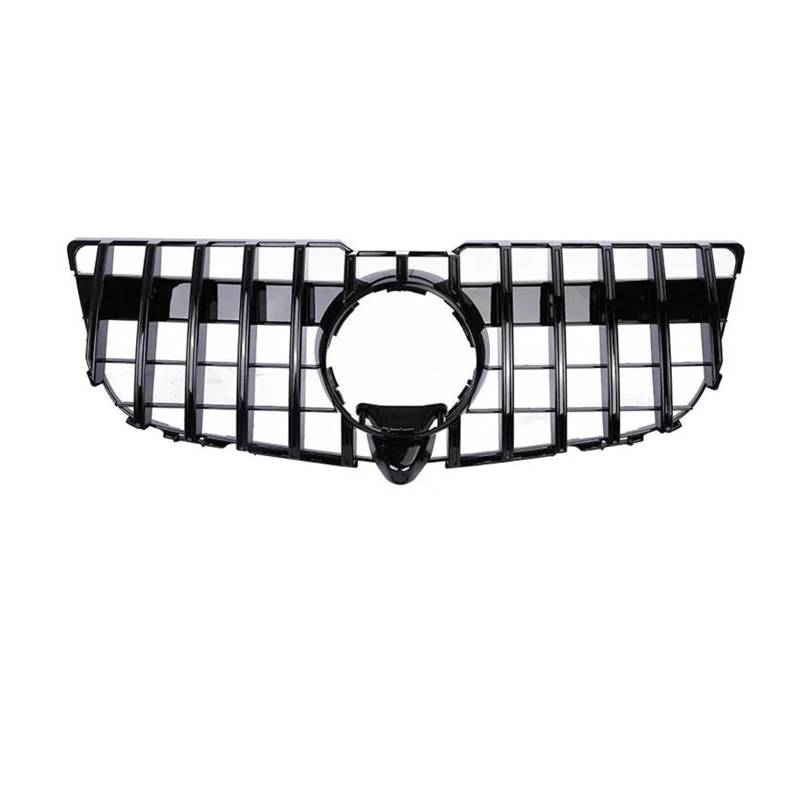 Auto Kühlergrill Für Benz Für GLK X204 2008-2015 Schwarz Silber Front Stoßstange Panamericana GT Kühlergrill Stil X204 300 350 400 Grill Diamant Front Kühlergrill(GT Black 13-15) von Barhbt