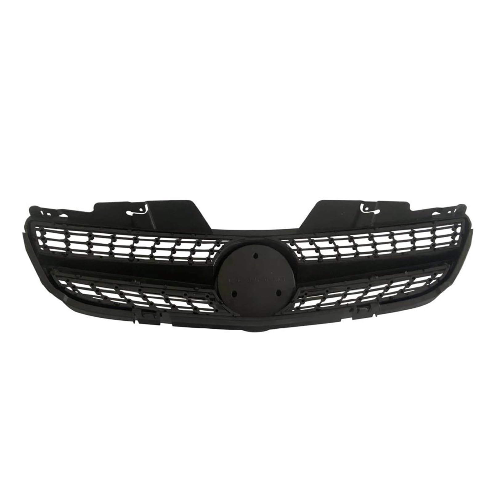 Auto Kühlergrill Für Benz Für R230 SL Klasse 2007-2009 SL500 SL550 SL600 Silber Obere Stoßstange Haube Mesh Grid Kühlergrill Front Kühlergrill(Schwarz) von Barhbt