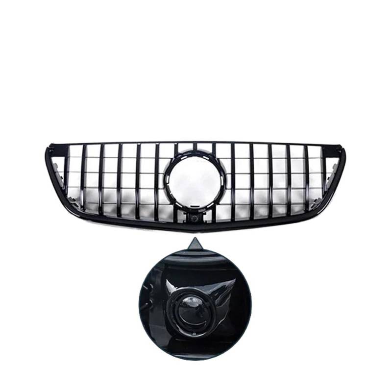 Auto Kühlergrill Für Benz Für VITO W447 V Klasse V260 V250 2015-2019 Jahr Glänzend Spoiler Front Stoßstange Grille Mesh Racing Grill Front Kühlergrill(VITO Type F) von Barhbt