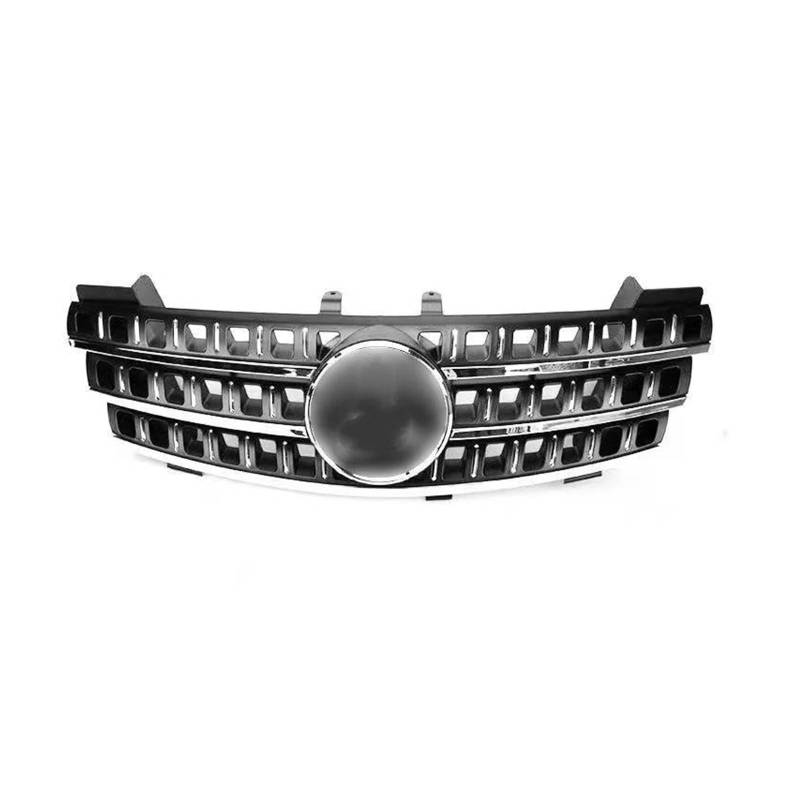 Auto Kühlergrill Für Benz Für W164 ML Klasse Glänzend Schwarz Racing Grill ML350 320 400 500 2005 06 07 08 09 10 11 2012 Front Stoßstange Grille Netz Front Kühlergrill(05-08 C Black) von Barhbt