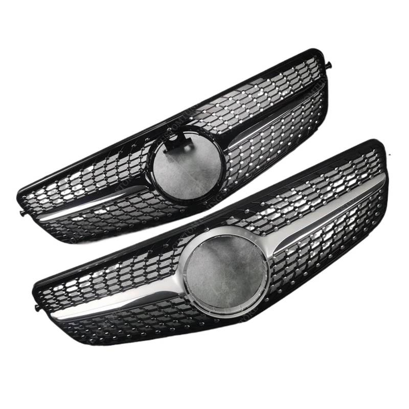 Auto Kühlergrill Für Benz Für W204 C-Klasse C250 C230 C300 C350 2007-2014 Frontstoßstangengrill Bodykits Tuning Falling Star Air Intake Grille Front Kühlergrill(Color A) von Barhbt