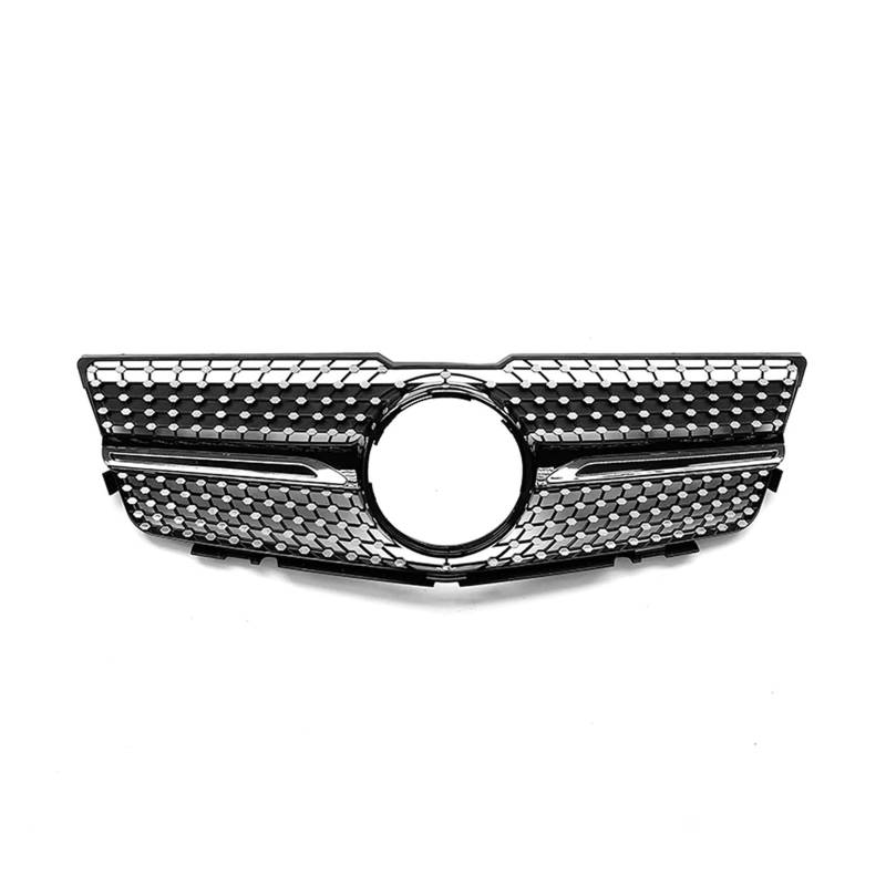 Auto Kühlergrill Für Benz X204 Für GLK Klasse 2008-2012 GLK220 GLK250 GLK280 GLK300 GLK350 GLK400 Obere Stoßstange Haube Mesh Grill Front Grille Front Kühlergrill(Schwarz) von Barhbt