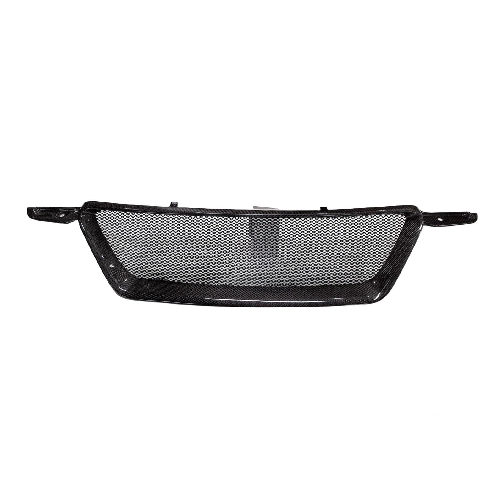 Auto Kühlergrill Für CRV 2005-2006 Fiberglas/Echt Carbon Fiber Oberen Stoßfänger Haube Mesh Grid Body Kit Kühlergrill Racing Grill Front Kühlergrill(Real Carbon Fiber) von Barhbt