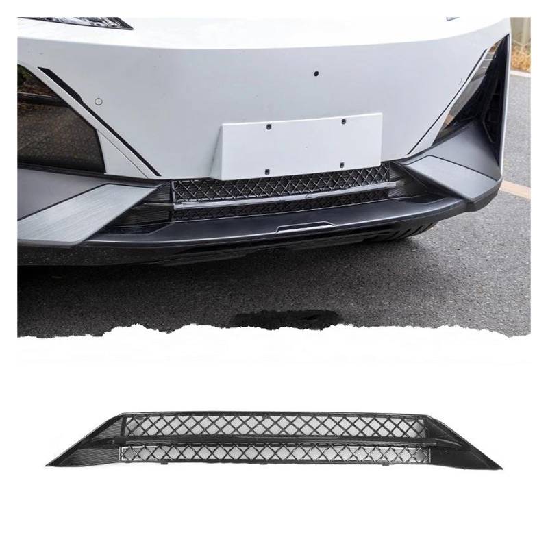 Auto Kühlergrill Für Changan Für Deepal S07 Kühlergrill Mesh Lufteinlass Wabengitter Anti-Insektenschutz Auto Außenmodifikationszubehör Front Kühlergrill(S7 Glossy Black) von Barhbt