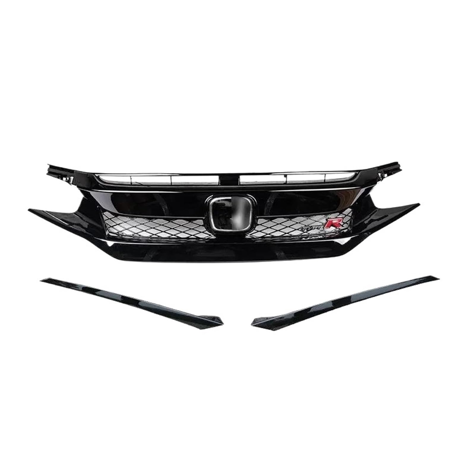 Auto Kühlergrill Für Civic Limousine Fließheck 2016 2017 2018 2019 2020 Racing Grill Frontschürze Grille Netz Front Kühlergrill(19 B) von Barhbt