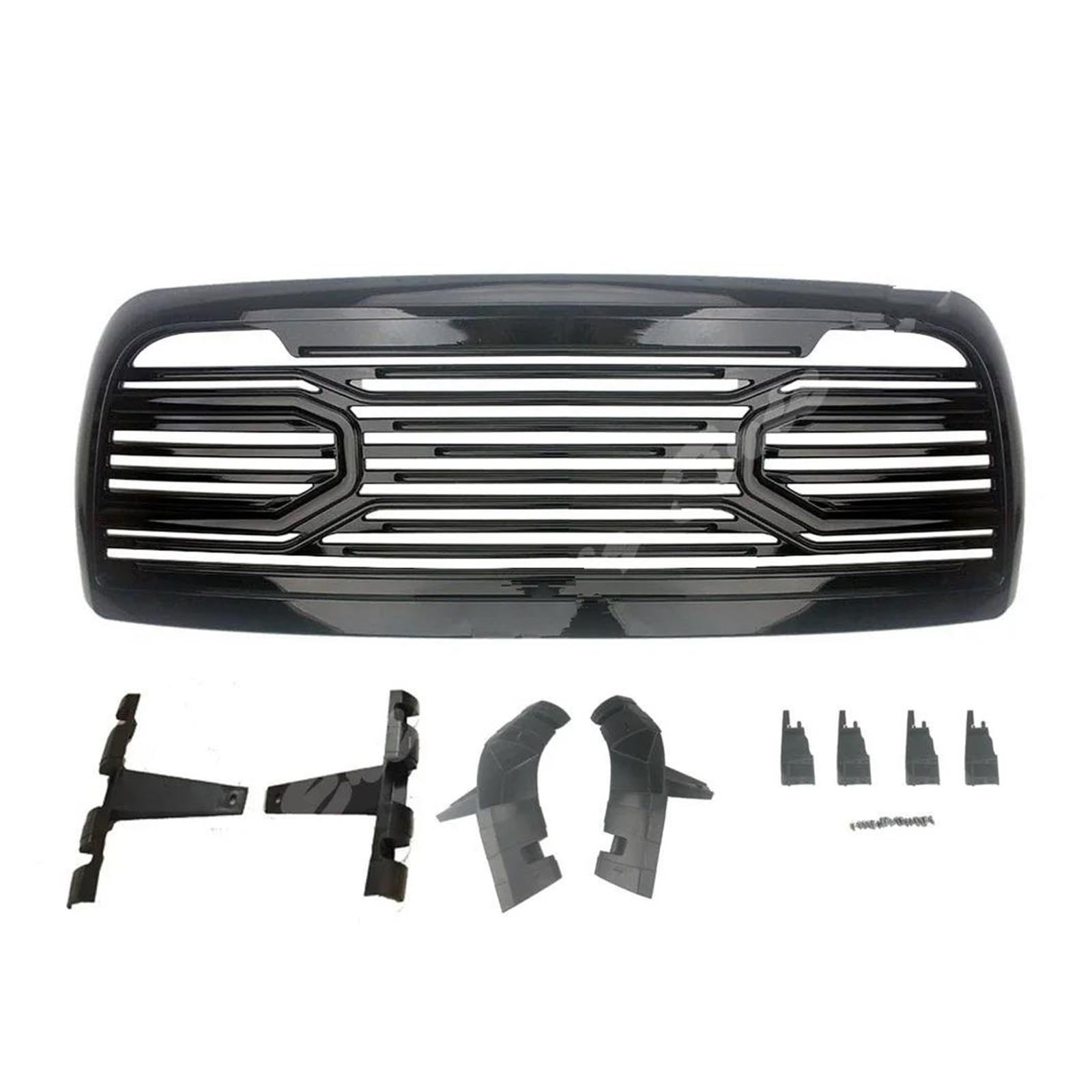 Auto Kühlergrill Für Dodge Für Ram 2500 3500 4500 Grille ABS Ersatz 2010-18 Auto Vorne Racing Facelift Mesh Grille Raptor Stil Grill Front Kühlergrill von Barhbt