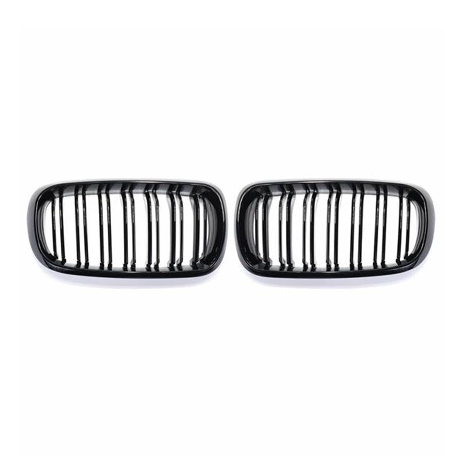 Auto Kühlergrill Für F15 F16 Für X5 Für X6 2014-2017 1 Paar Auto Glänzend Schwarz Frontgrill Stoßstange Doppellamellen Nierengitter Front Kühlergrill von Barhbt