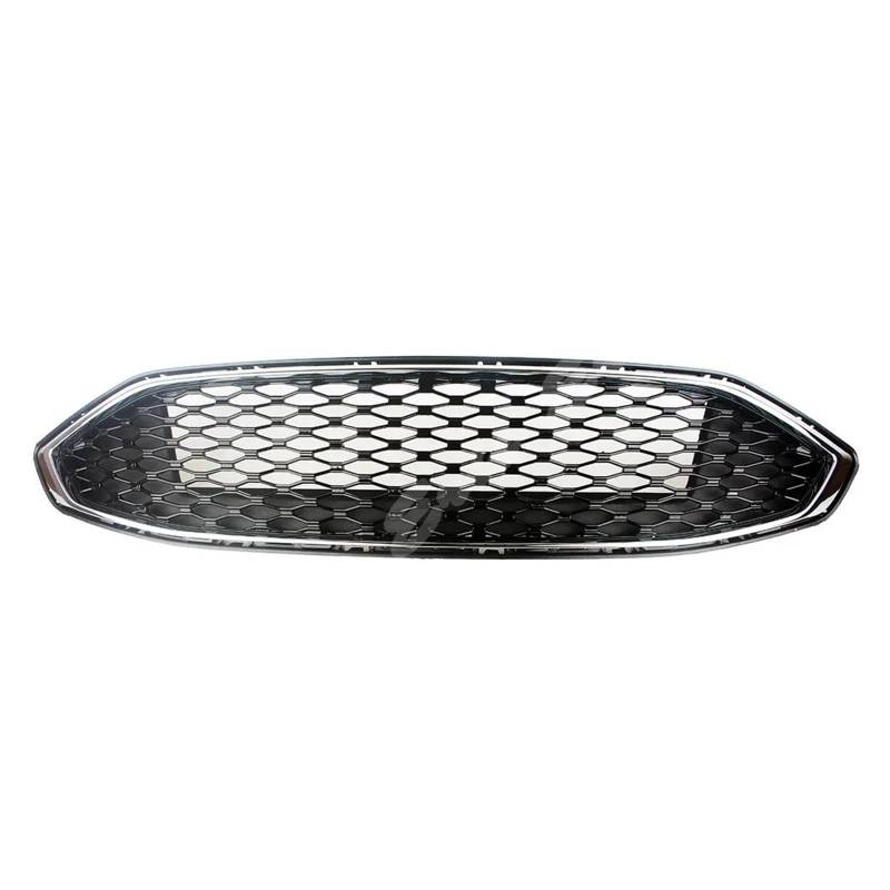 Auto Kühlergrill Für Ford Für Fusion Für Mondeo 2017-2018 Auto Vorne Racing Facelift Grill Oberen Stoßstange Grille Abdeckung Front Kühlergrill(Chrome Frame) von Barhbt